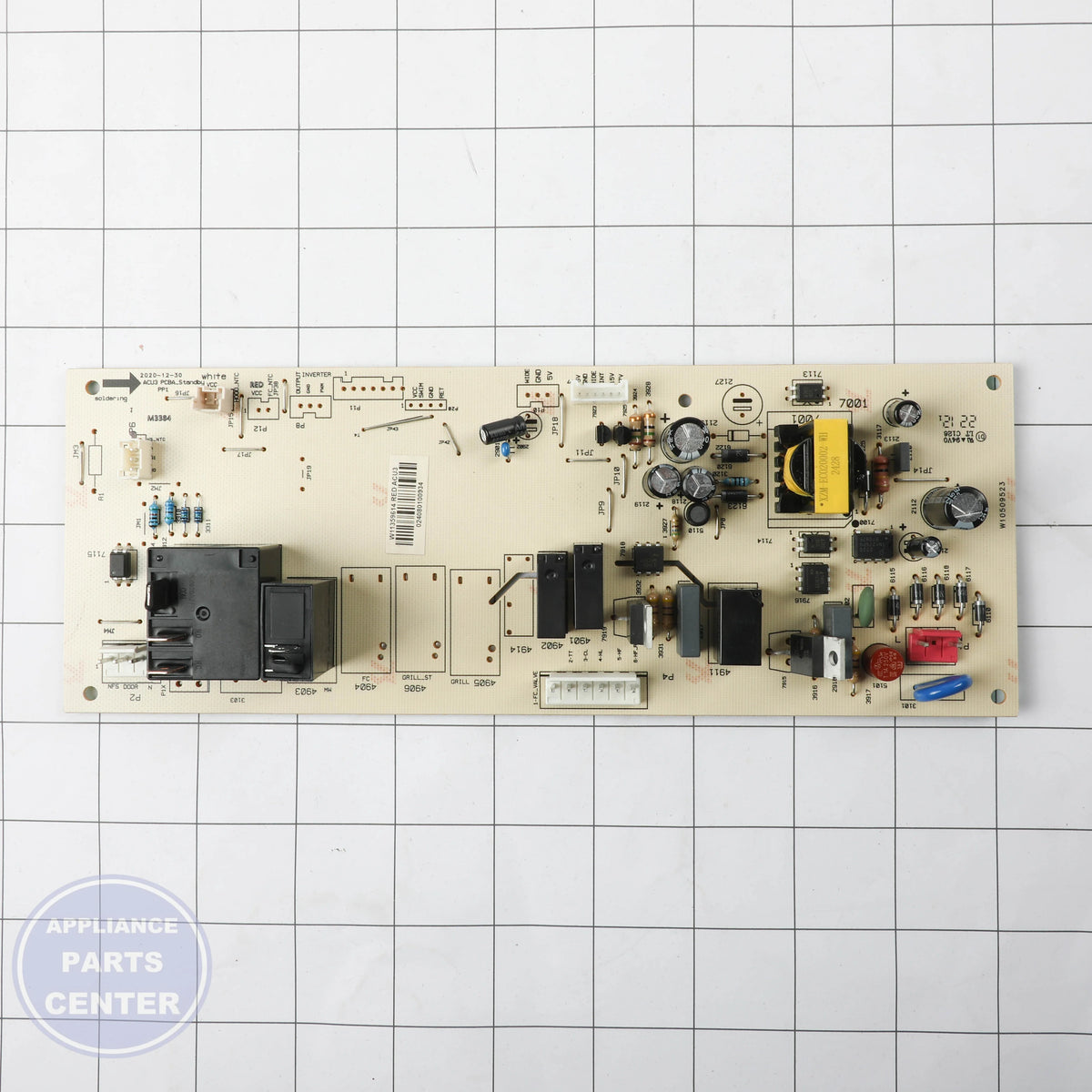 Whirlpool CNTRL-ELEC W11413131 - Installation in specific model highlighting key mounting points