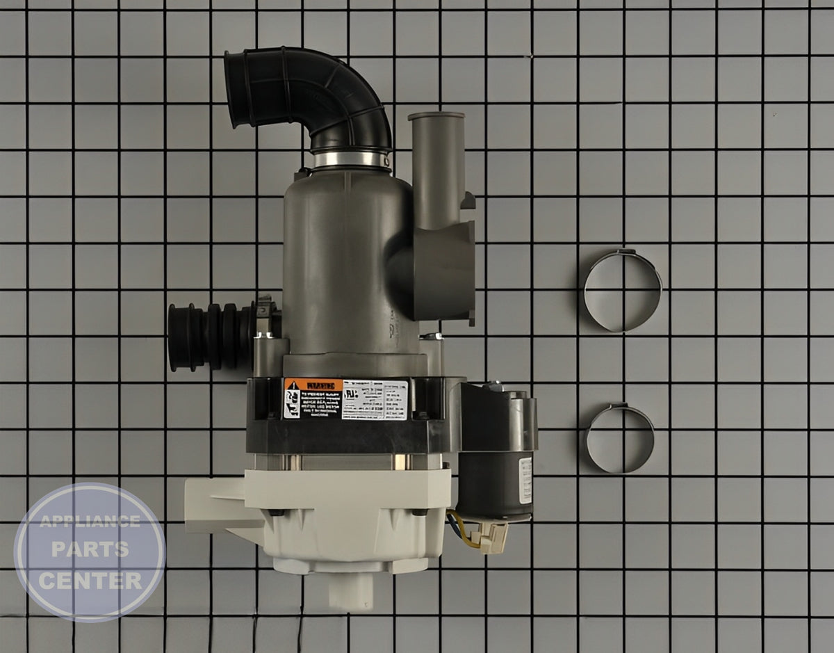 Whirlpool WHIRLPOOL PUMP ASSEMBLY CIRCULATION MOTOR W11414076 - Main view showing powerful motor for Whirlpool dishwasher models
