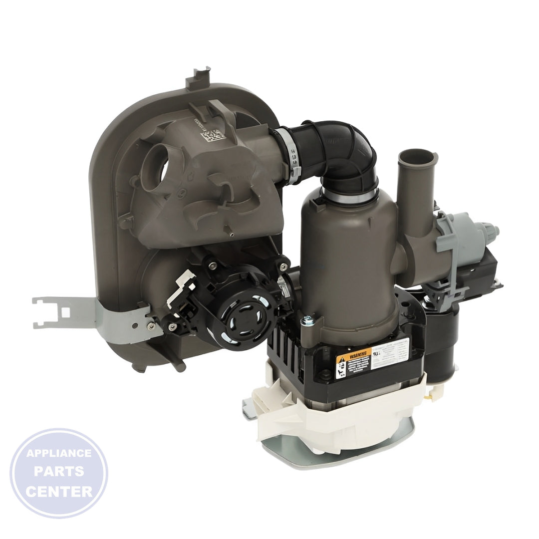 Whirlpool Pump and Motor W11416363 - Installation in specific model showing key mounting points