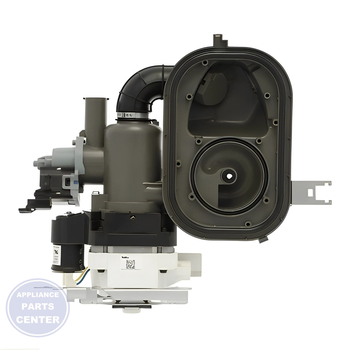 Whirlpool Pump and Motor W11416363 - Installation in specific model showing key mounting points
