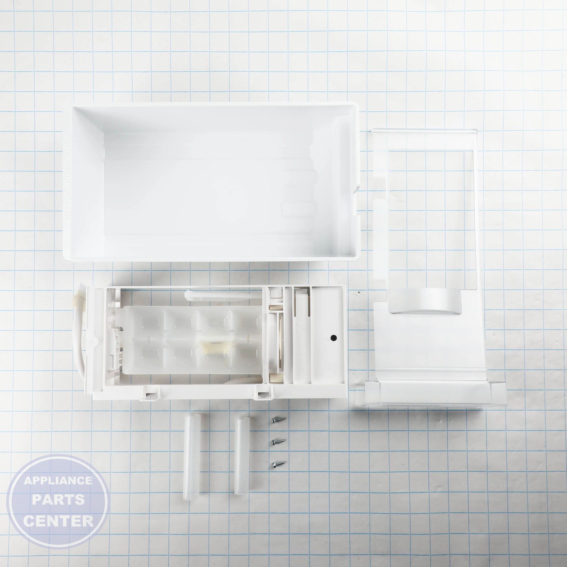 Whirlpool I/M R600A W11416493 - Installation in specific model showing key mounting points