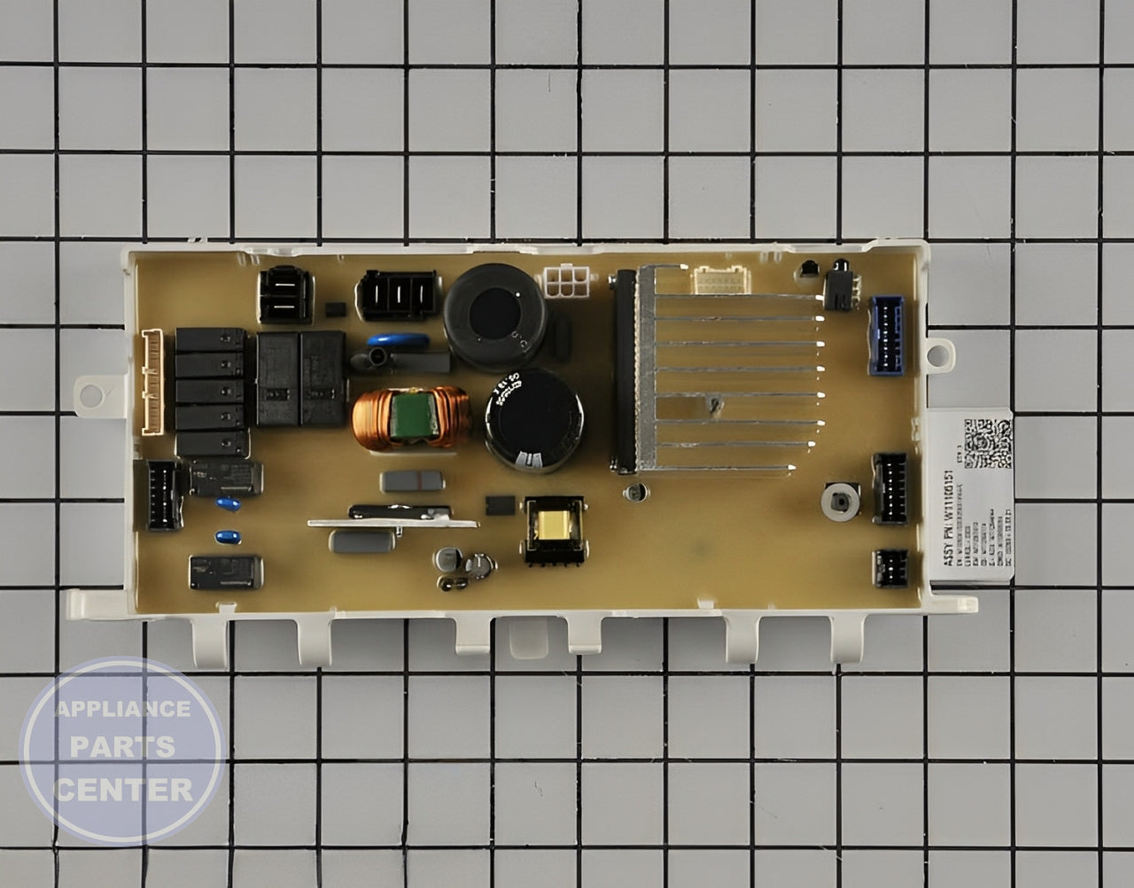 WHIRLPOOL W11417461 Electronic Control Board - Main view showing control panel for WPL Washing Machine