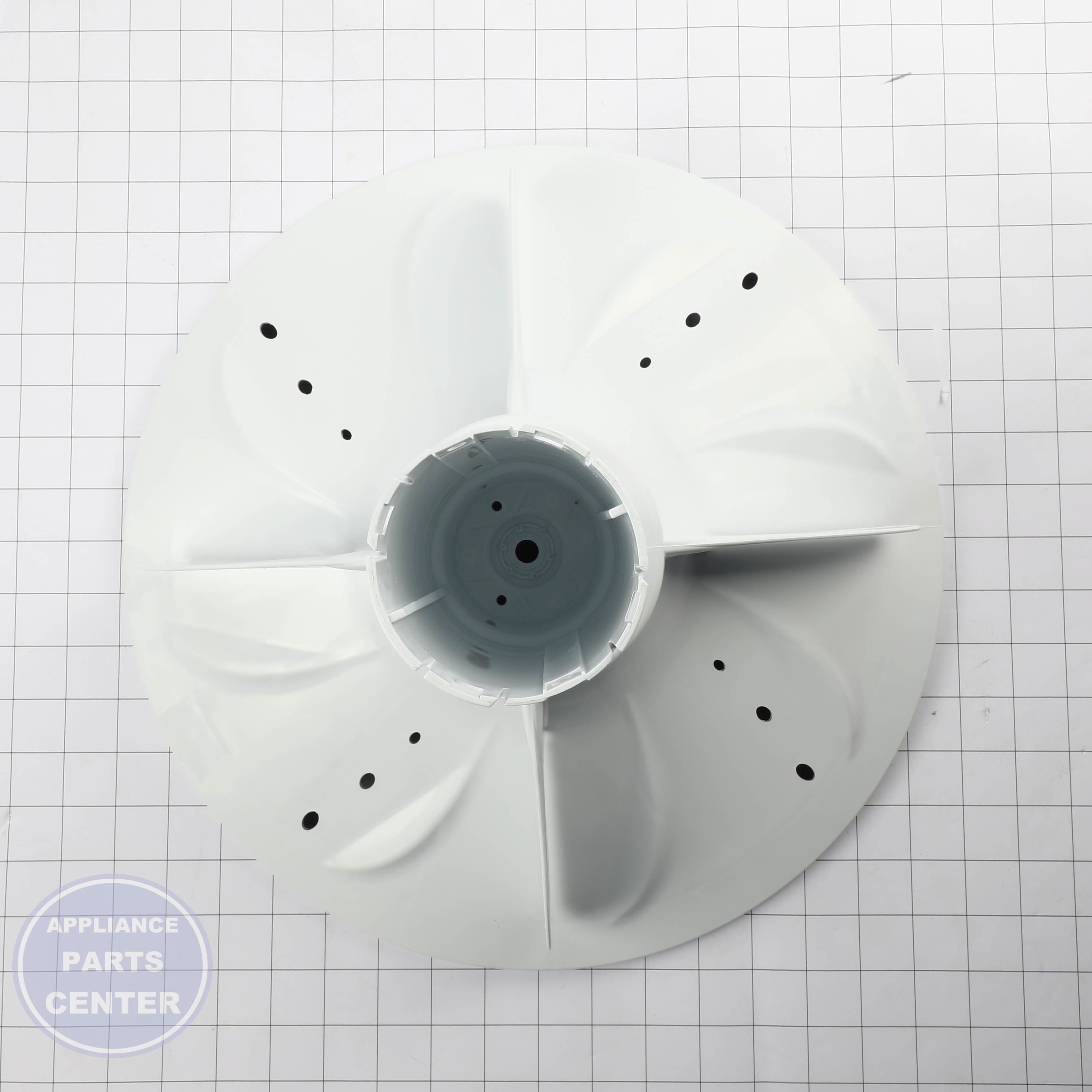 AGITATOR W11418231 - Side view with precise measurements