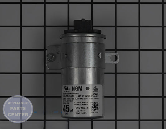 WHIRLPOOL APPLIANCE CAPACITOR ASSEMBLY W11428524 - Main view showing power boost for Whirlpool models