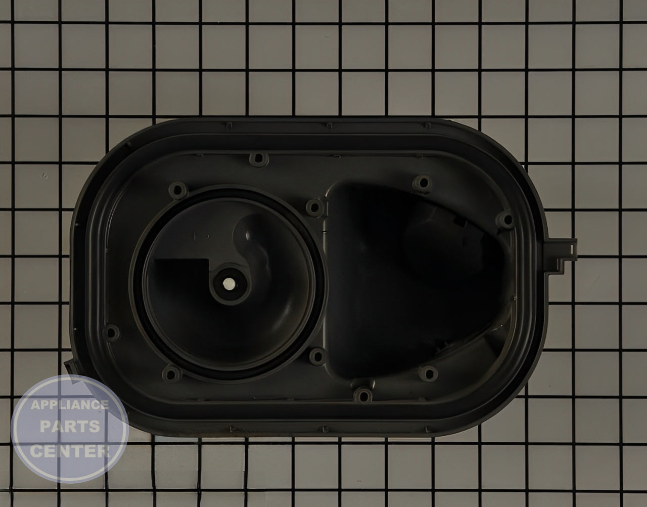Maytag Pump Housing W11443104 - Main view showing efficient water circulation for Maytag, Whirlpool, Admiral, and KitchenAid Dishwashers
