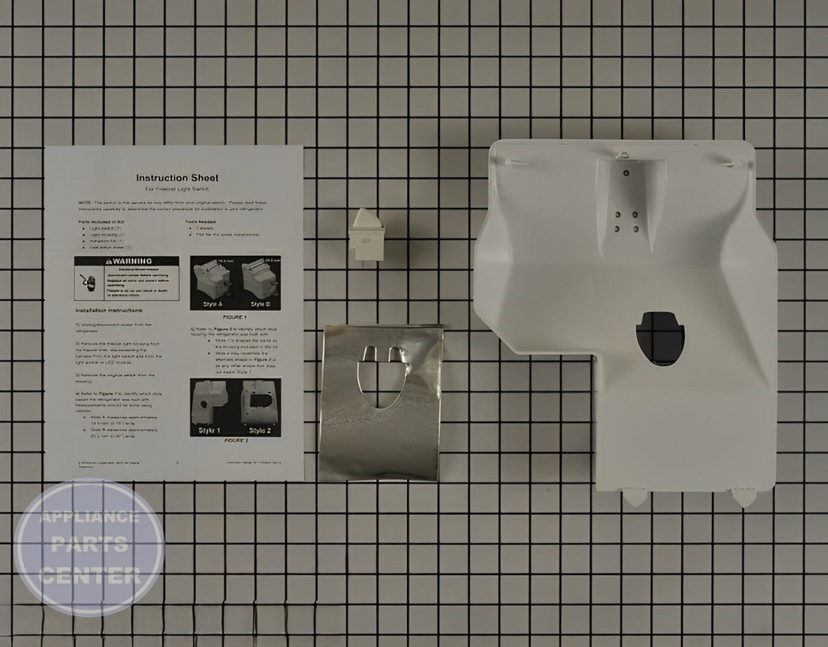 WHIRLPOOL DOOR SWITCH W11445850 - Main view showing switch functionality for WPL Refrigerator models