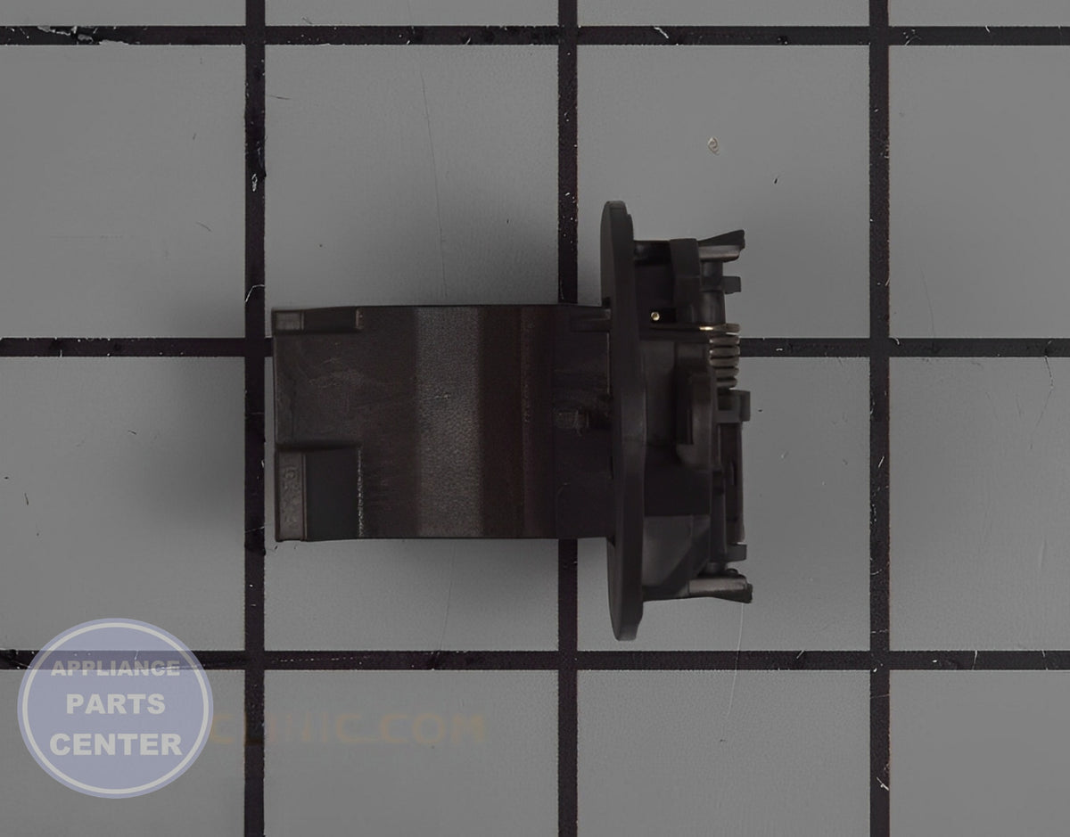 WHIRLPOOL DOOR STRIKE W11457841 - Detailed view of durable latch design