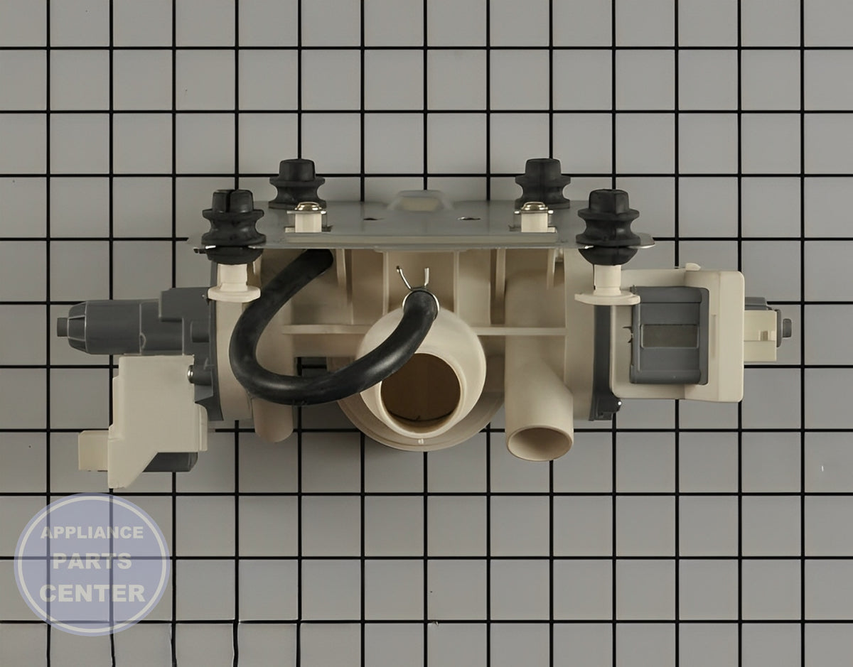 WHIRLPOOL WATER PUMP W11458345 - Side view with 1000 GPH flow rate