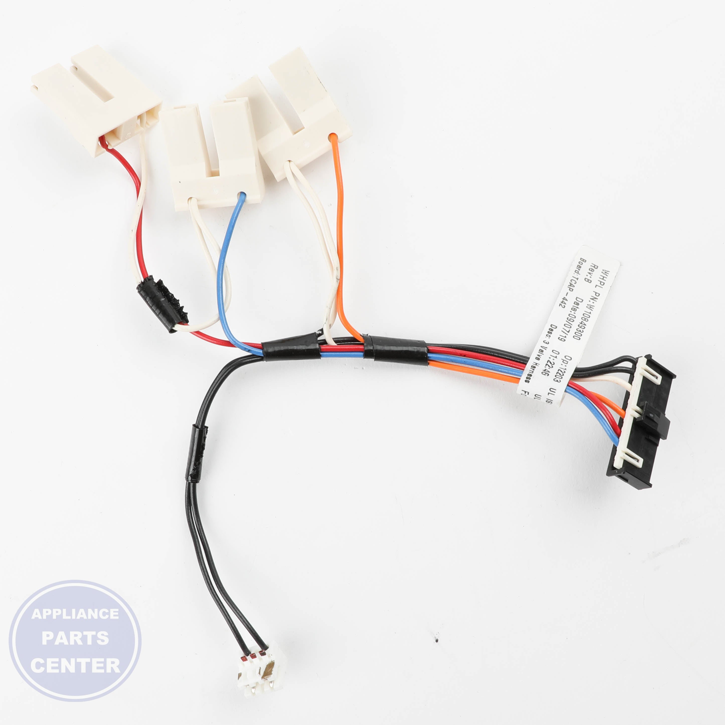WPL HARNS-WIRE W11458657 - Installation in select models showing key mounting points