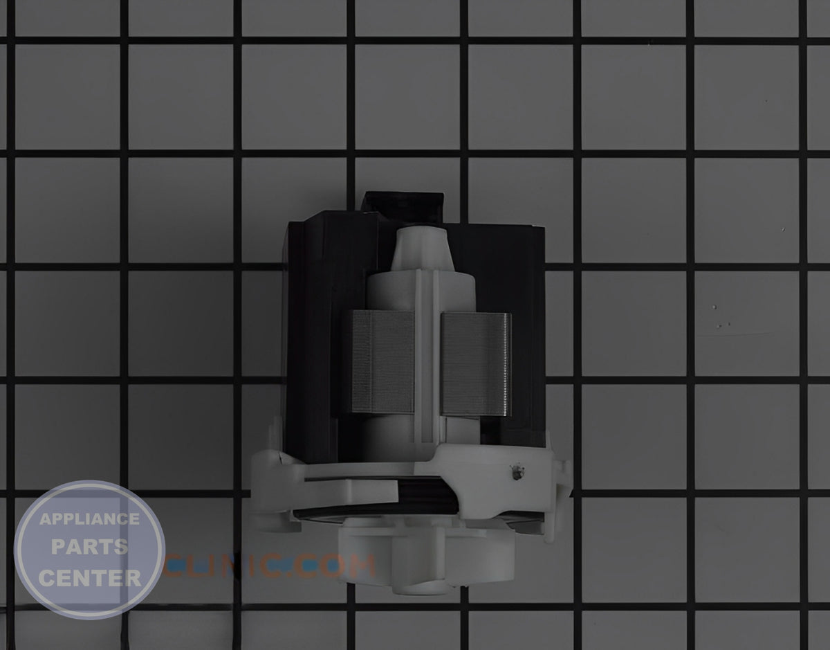 WHIRLPOOL DRAIN PUMP W11462456 - Installation in WPL Dishwasher showing key mounting points