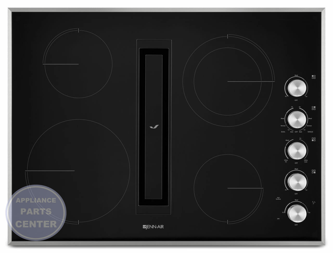 WPL COOKTOP W11476176 - Main view showing efficient cooking for various models