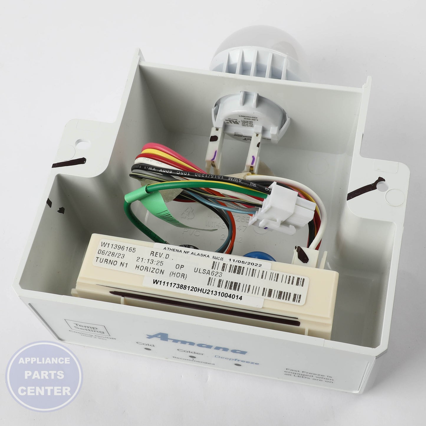 WPL CONTRL-BOX W11496882 - Installation in W11282568 showing key mounting points