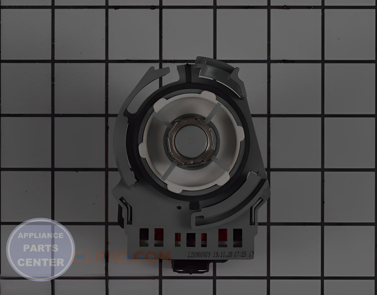 WHIRLPOOL DRAIN PUMP W11497943 - Detailed view of 10 lbs/min water flow rate