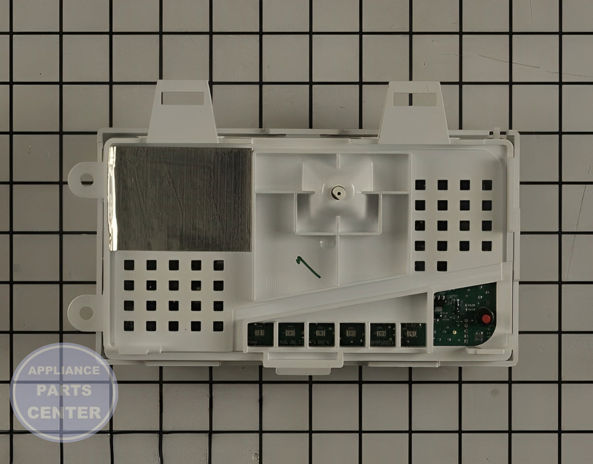 WHIRLPOOL MICROWAVE ELECTRONIC CONTROL BOARD W11498190 - Detailed view of circuit board technical details
