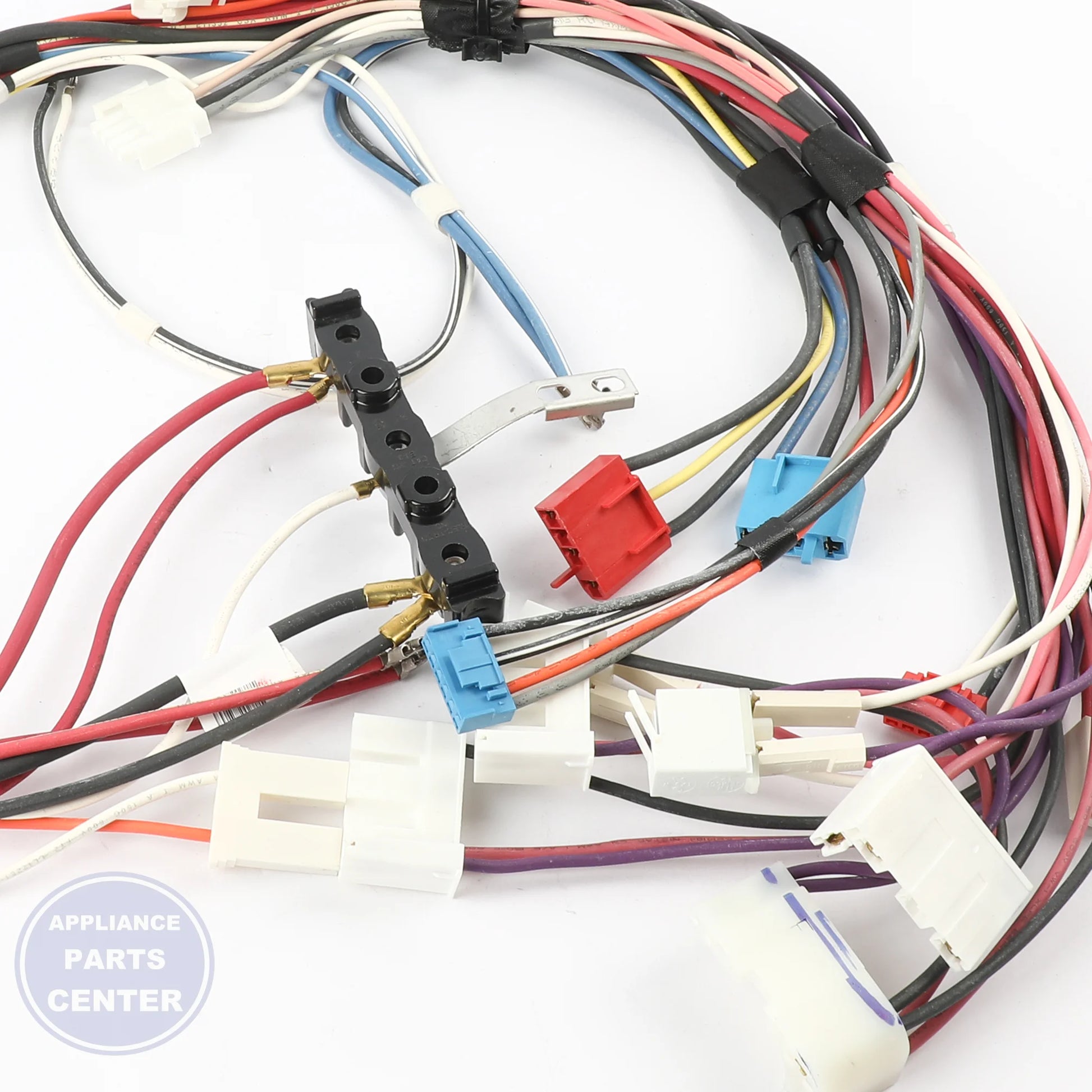 WPL HARNS-WIRE W11501964 - Installation in W10829579 stove showing essential mounting points