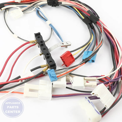 WPL HARNS-WIRE W11501964 - Installation in W10829579 stove showing essential mounting points