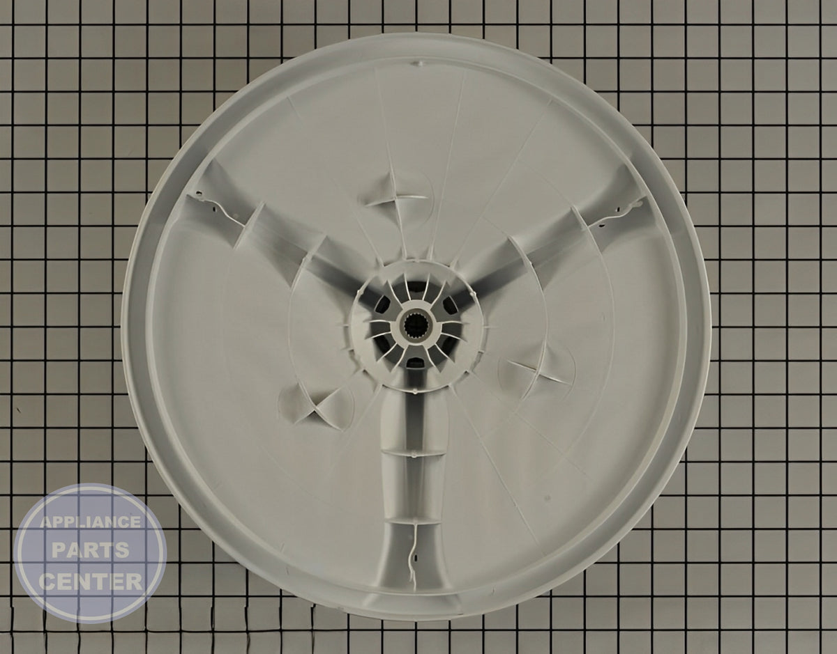 WHIRLPOOL WASHPLATE W11510461 - Detailed view of robust agitator motion