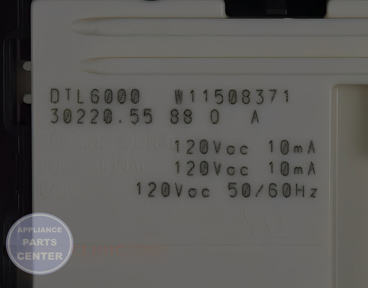 WHIRLPOOL DOOR LOCK W11513248 - Detailed view of latch technical details