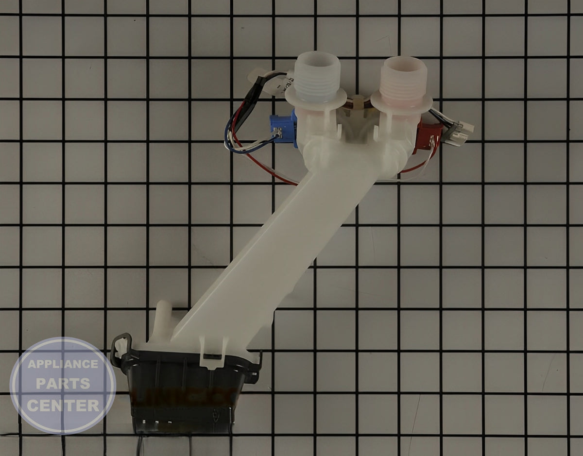 WHIRLPOOL VALVE ASSEMBLY W11513255 - Detailed view of valve & float