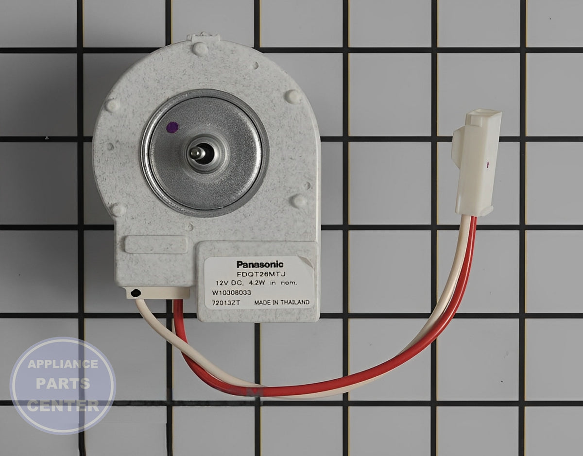 WHIRLPOOL REFRIGERATOR EVAPORATOR MOTOR W11529245 - Detailed view of high-performance technical details