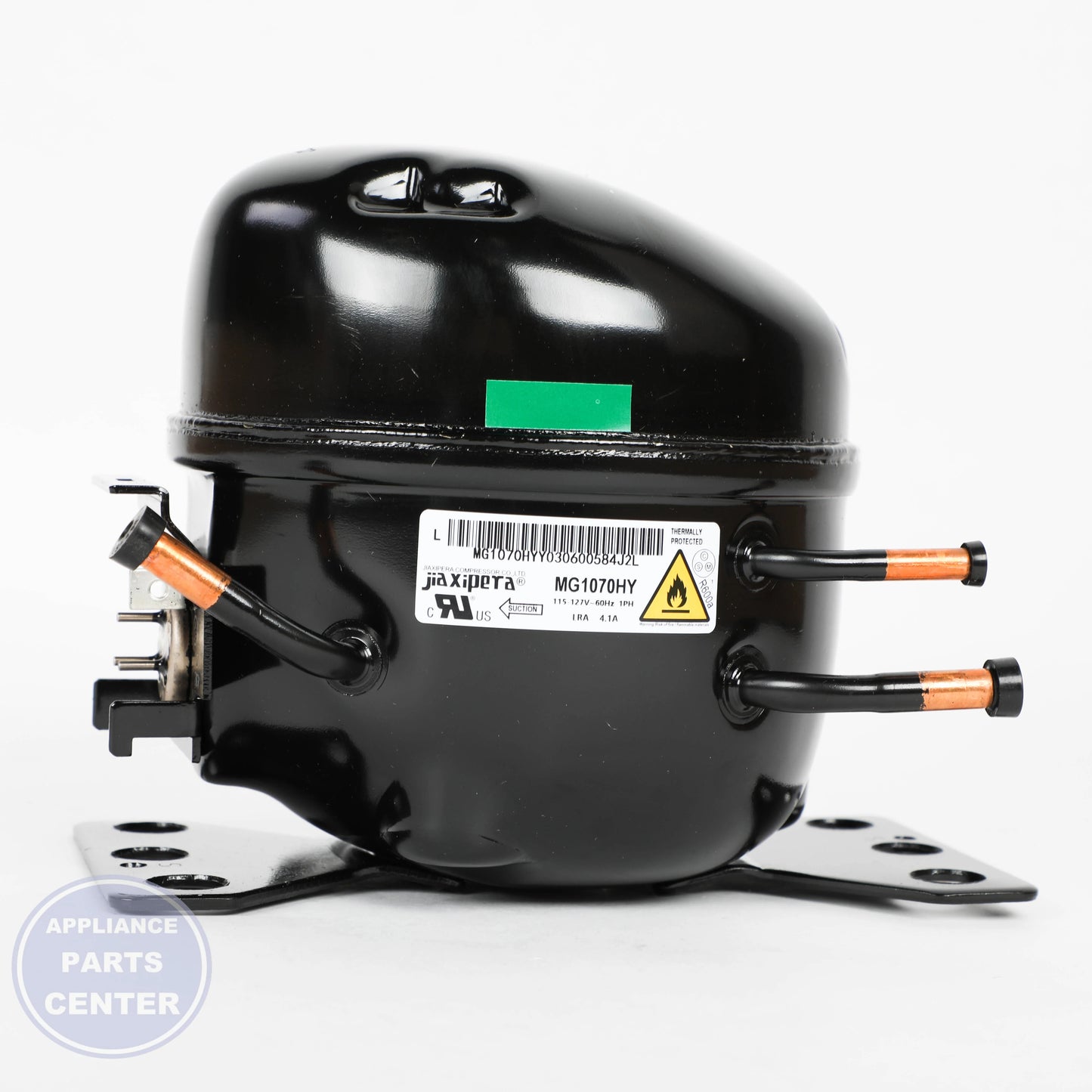 COMPRESSOR W11538055 - Side view with 500 BTU capacity