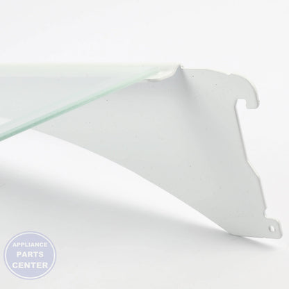 SHELF-GLAS W11540779 - Detailed view of sturdy shelf & support details