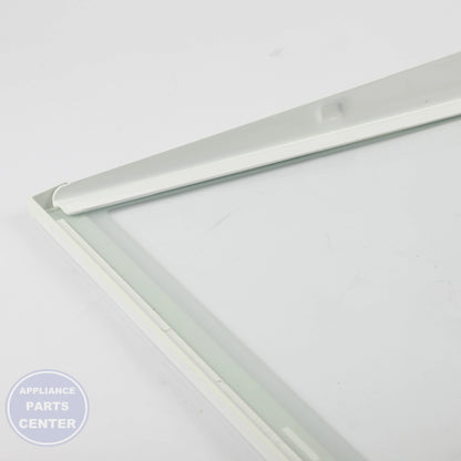 WPL SHELF-GLAS W11540779 - Installation in WPL Refrigerator showing secure mounting points