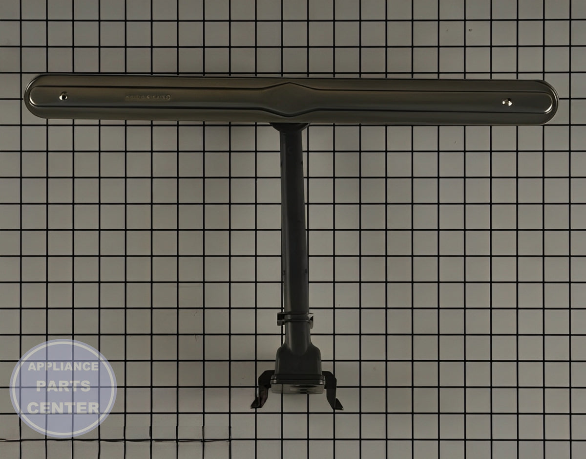 WHIRLPOOL UPPER SPRAY ARM ASSEMBLY W11545334 - Detailed view of durable wash arm & support