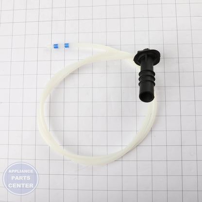 TUBE-WATER W11551552 - Side view with precise measurements