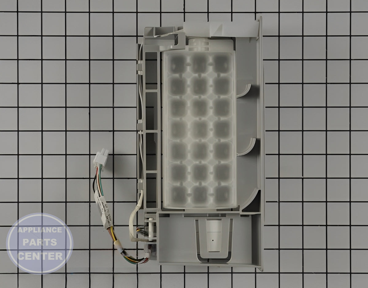 WHIRLPOOL REFRIGERATOR ICEMAKER W11557001 - Main view showing efficient ice production for various WPL models