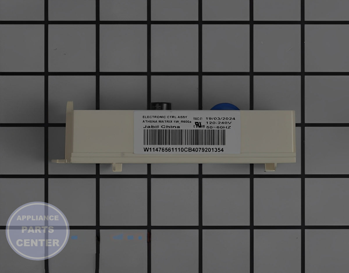 Whirlpool Electronic Control Board + Core W11562260 - Detailed view of circuit board and timer functionality