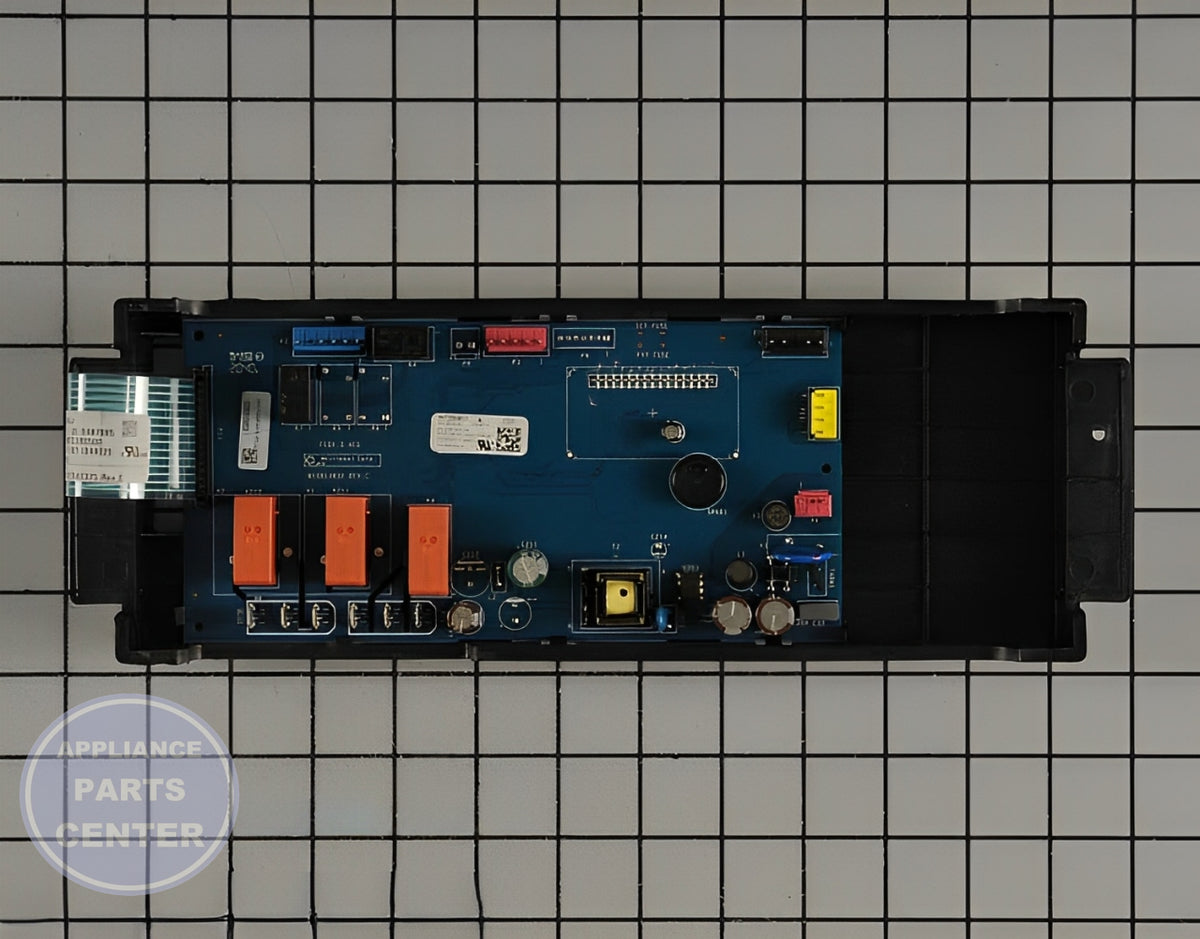 WHIRLPOOL CONTROL BOARD W11567368 - Detailed view of timer and circuit details