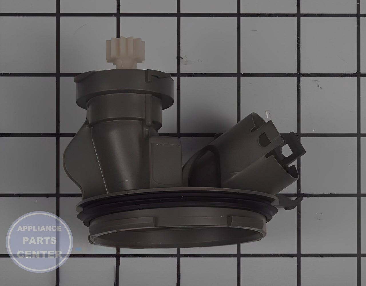 Lower Wash Arm Support W11573369 - Side view with 10-inch length