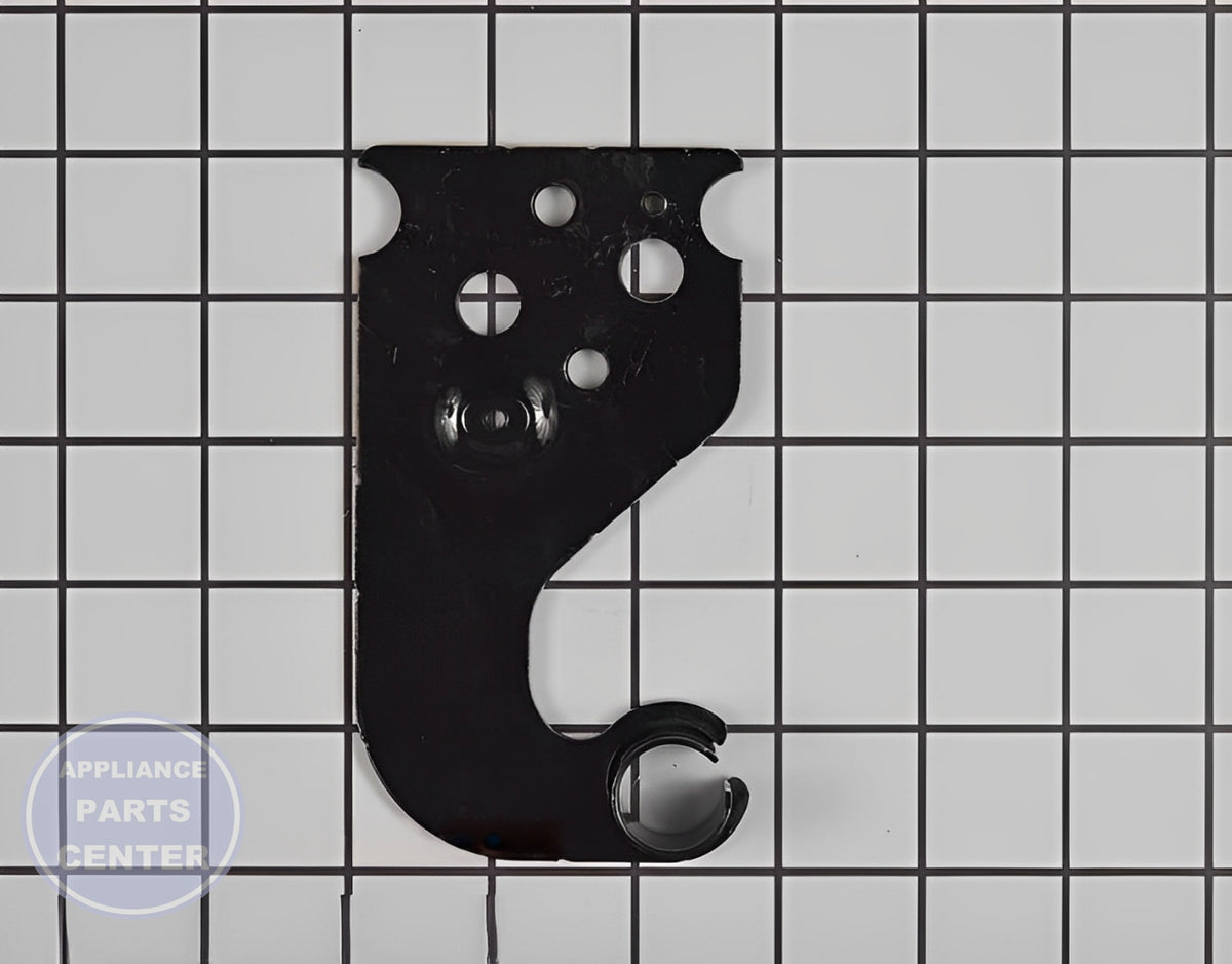 Top Hinge W11592405 - Side view with precise measurements