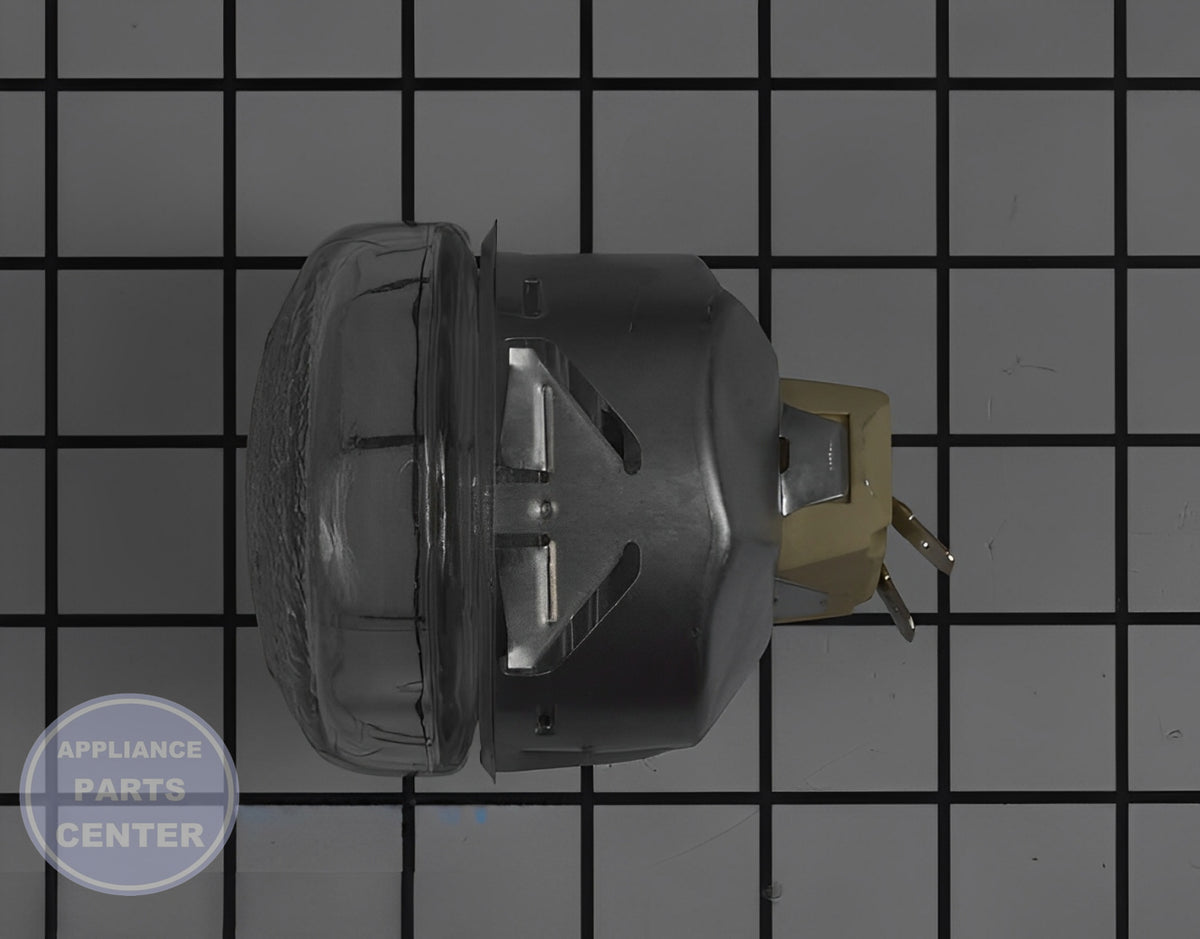 Light Assembly W11594170 - Side view with precise measurements for easy installation