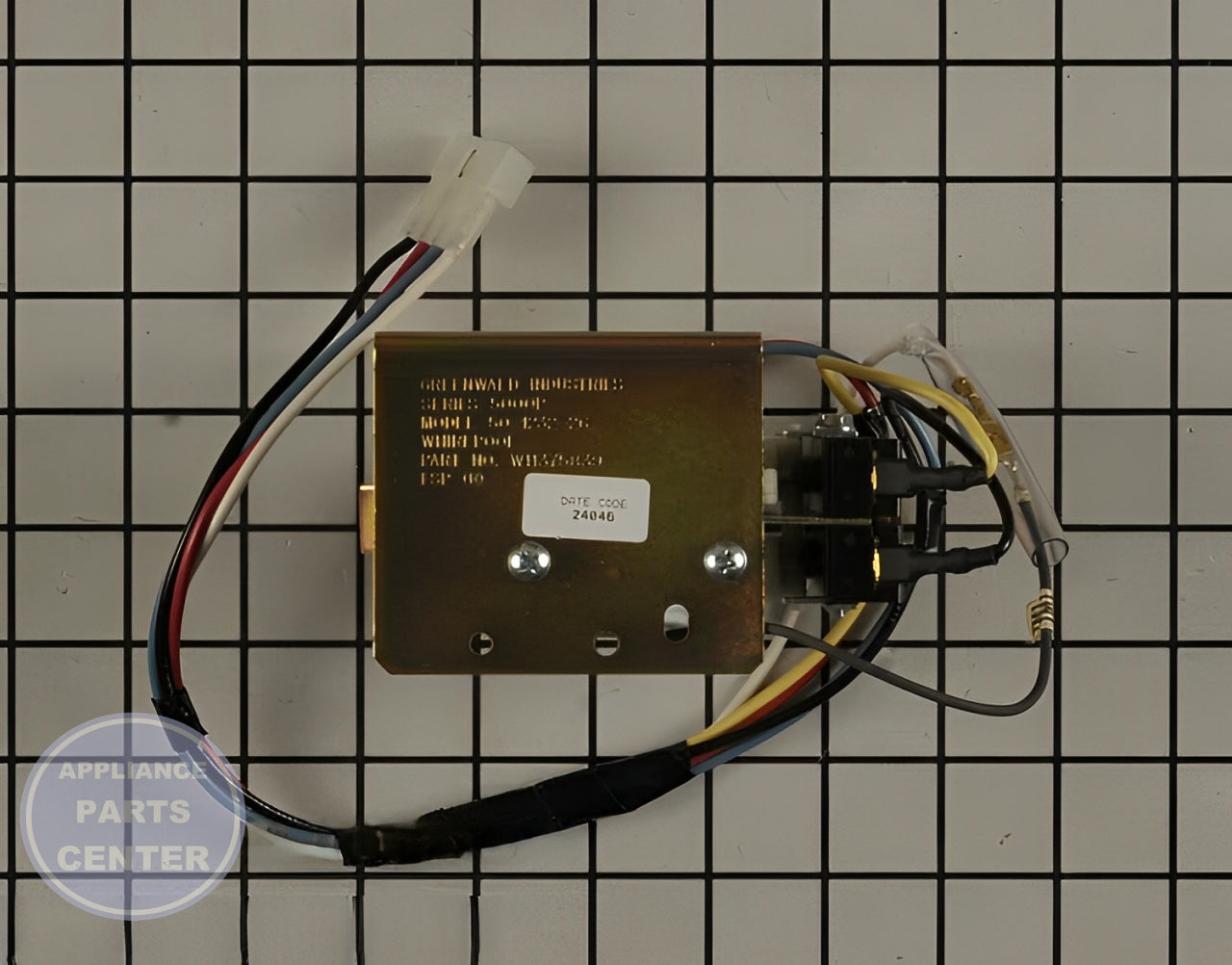 WHIRLPOOL WIRE HARNESS W11596043 - Main view showing secure wire connection for WPL Dryer