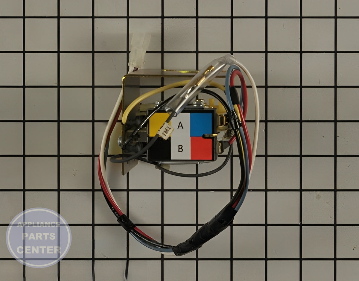 WHIRLPOOL WIRE HARNESS W11596043 - Installation in WPL Dryer showing key mounting points