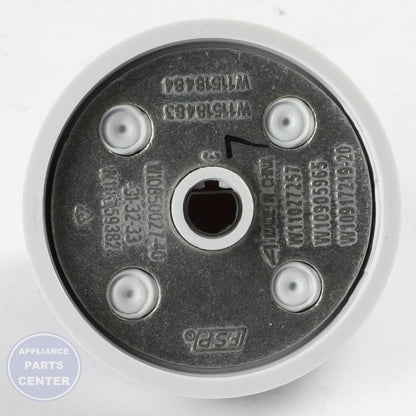 [Brand] KNOB W11613600 - Installation in [specific model] showing key mounting points