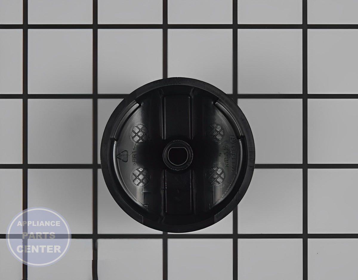 WHIRLPOOL KNOB W11620491 - Side view with precise measurements