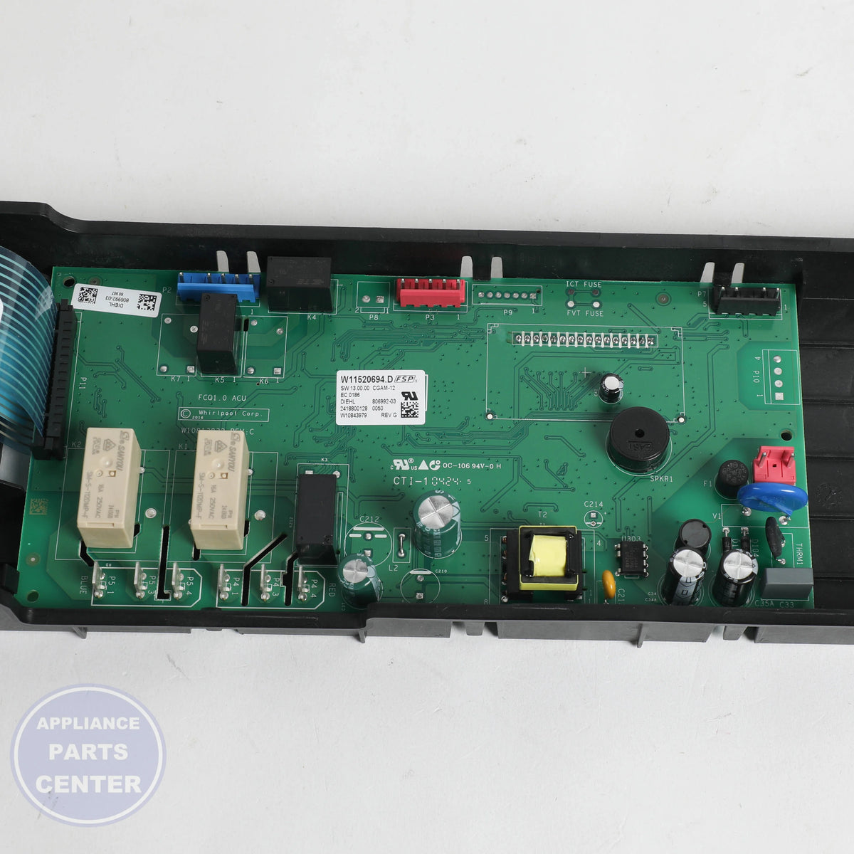 WPL CNTRL-ELEC W11620729 - Main view showing precise regulation for W11520694