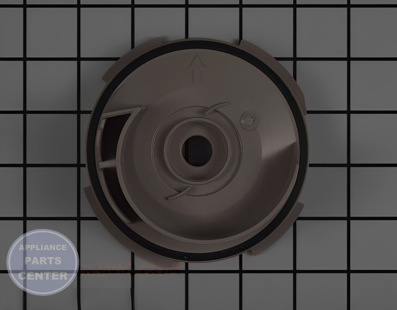 Amana Pump Housing W11622922 - Main view showing high-volume capacity for Amana, Maytag, Whirlpool dishwashers