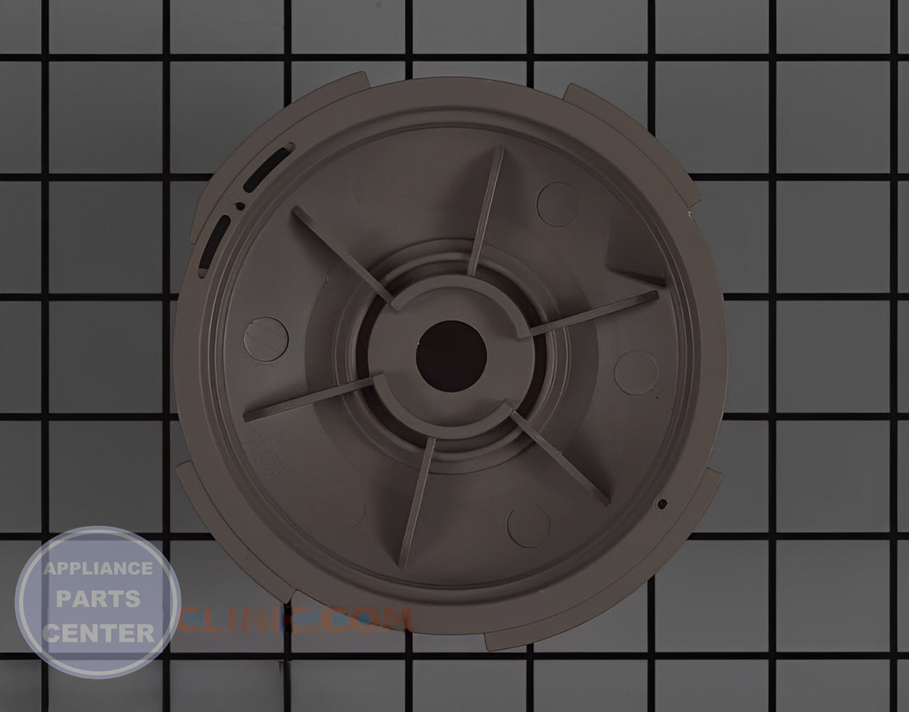 Pump Housing W11622922 - Side view with precise measurements for a perfect fit