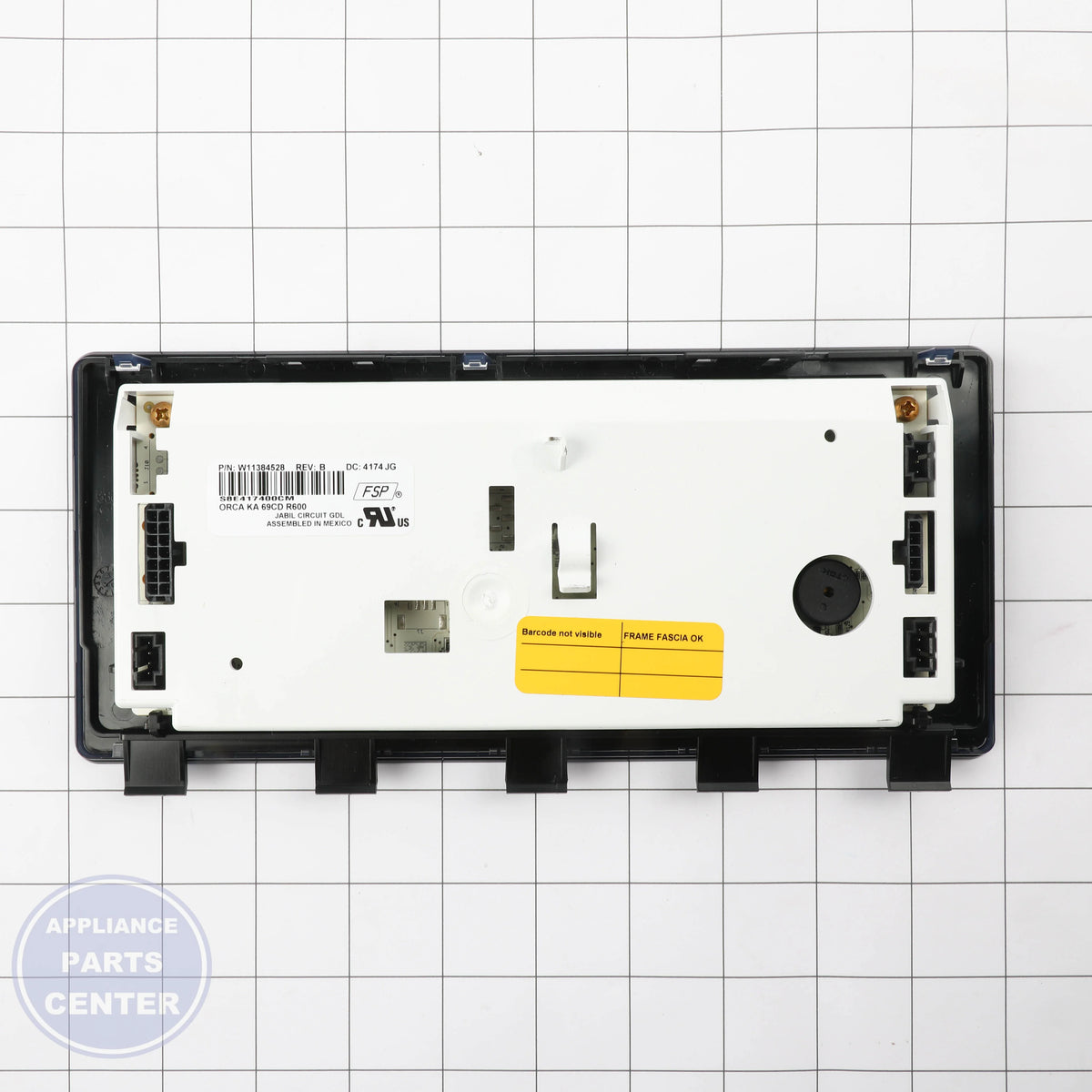 WPL CNTRL-ELEC W11623068 - Installation in W11384528 showing key mounting points