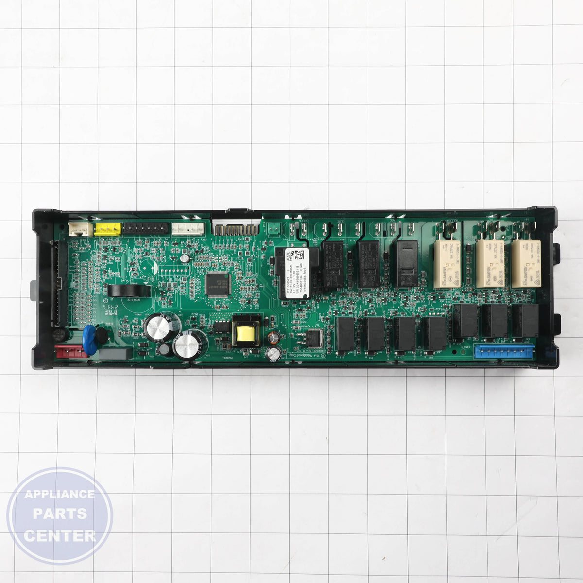 WPL CNTRL-ELEC W11649137 - Installation in Maytag model showing key mounting points