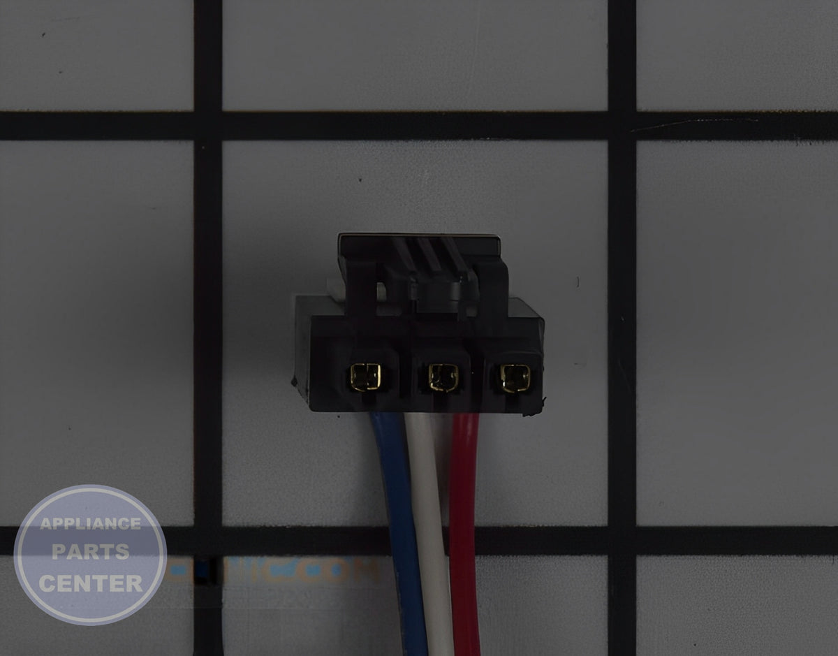 WHIRLPOOL LATCH W11670519 - Side view with precise measurements