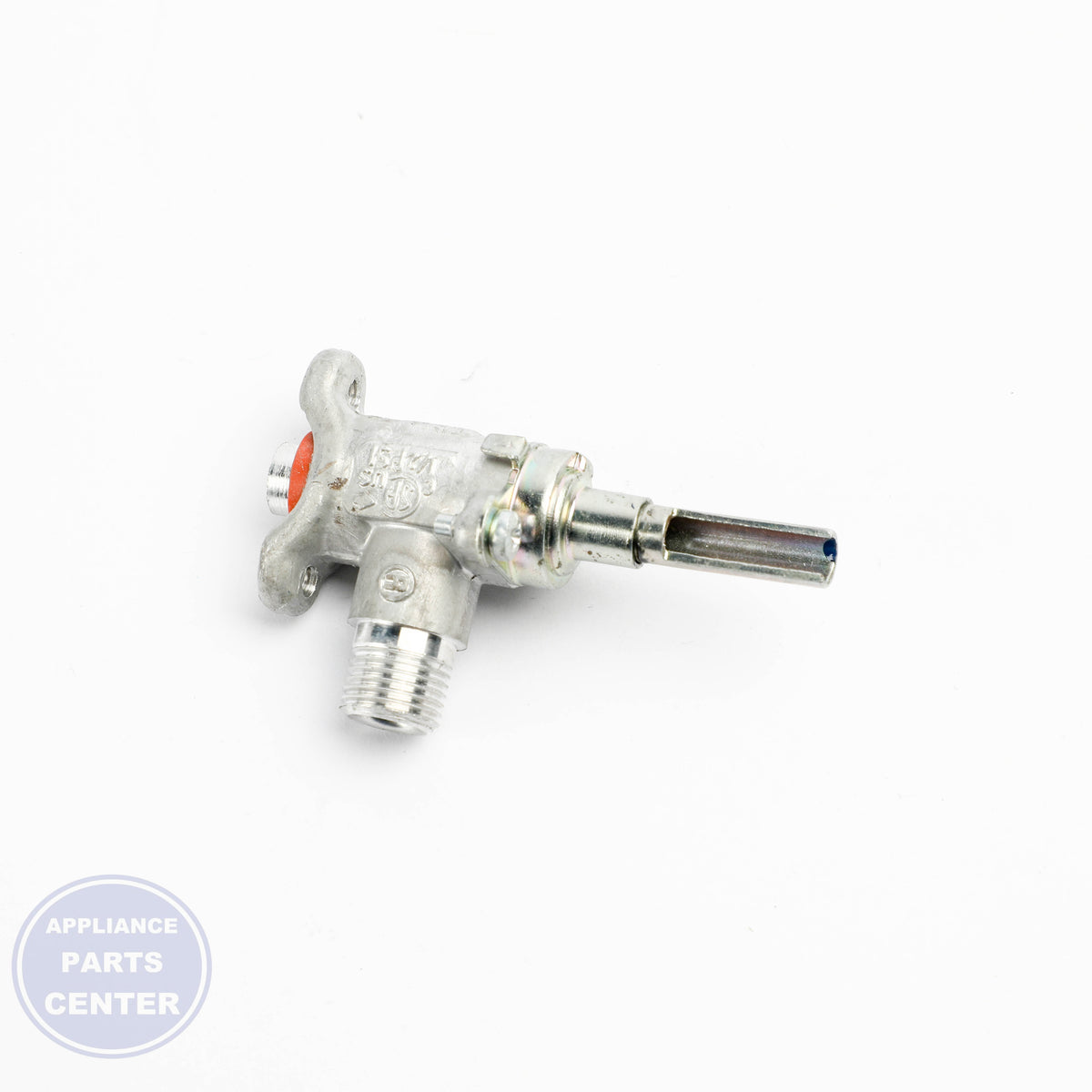 VALVE-BRNR W11676621 - Side view with gas flow capacity of 50 cu ft/hr