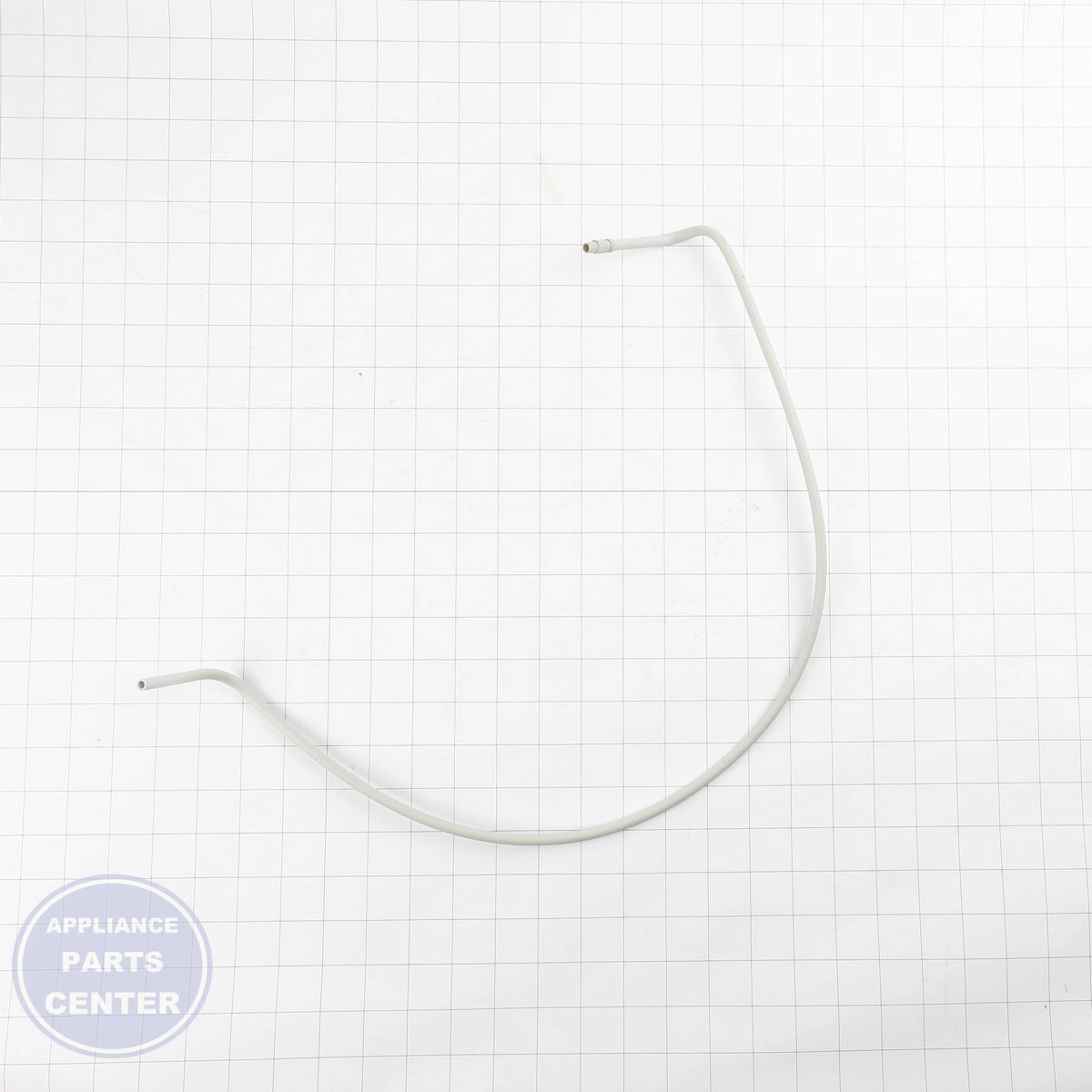 TUBE-WATER W11677733 - Side view with precise measurements