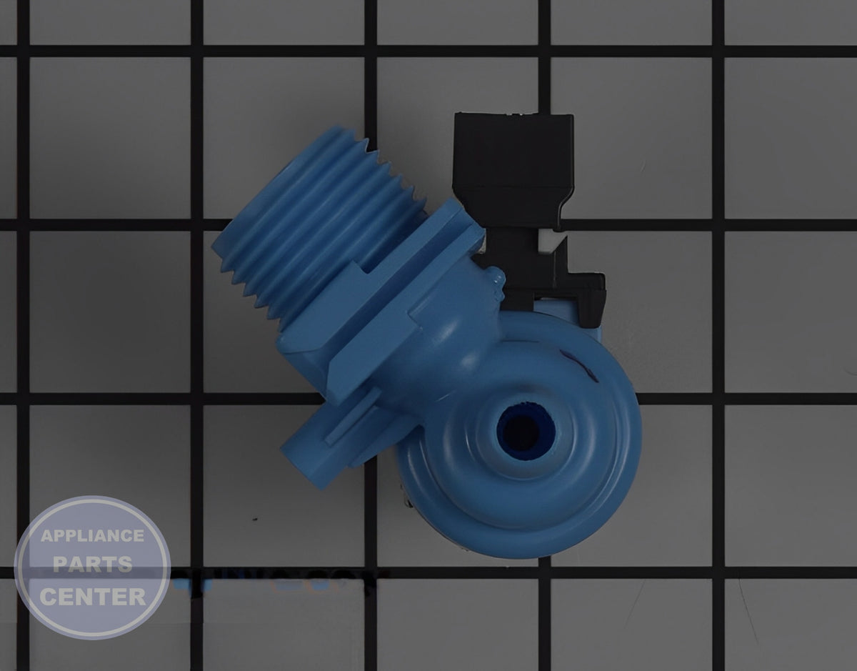 WHIRLPOOL VALVE-INLT W11684258 - Side view with Valve & Float system specs
