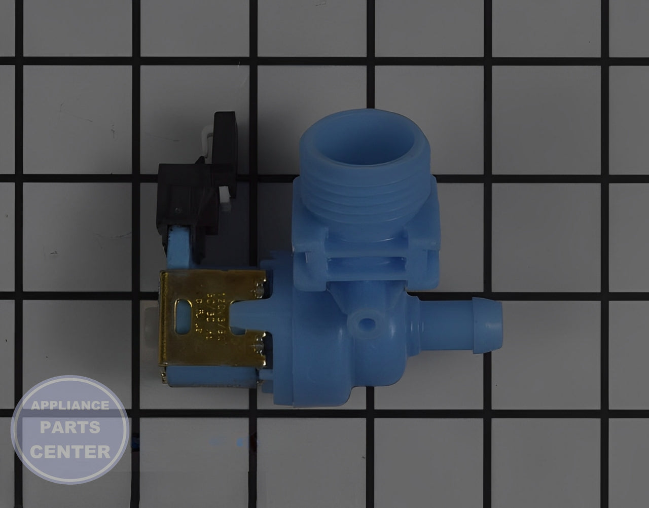Maytag Whirlpool Water Inlet Valve W11684544 - Main view showing valve & float assembly for Maytag and Whirlpool Dishwashers