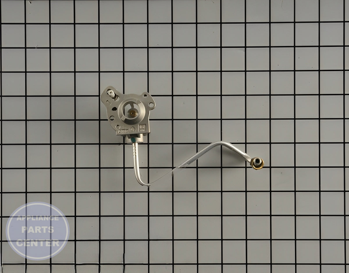 Maytag Surface Burner Orifice Holder W11685612 - Main view showing gas flow control for Maytag and Whirlpool models